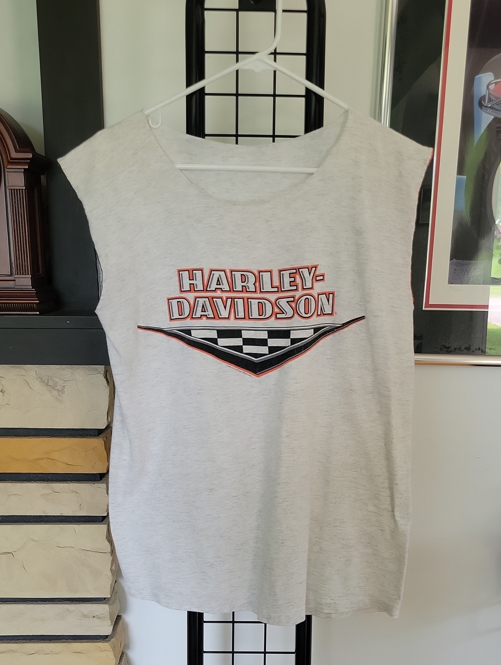 Harley-Davidson 90s Shirt Large Gray Vintage